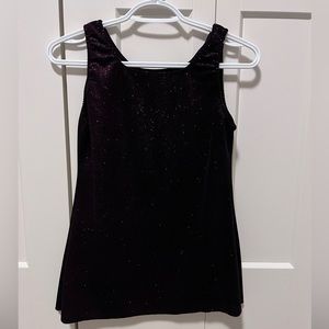 Purple Glitter Tank
